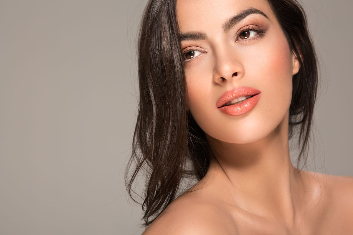 a woman's full lips after lip filler in sarasota